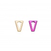 Valentina Ferragni Ohrringe Joy Metallic Pink & Gold -DVF-OR-LO3