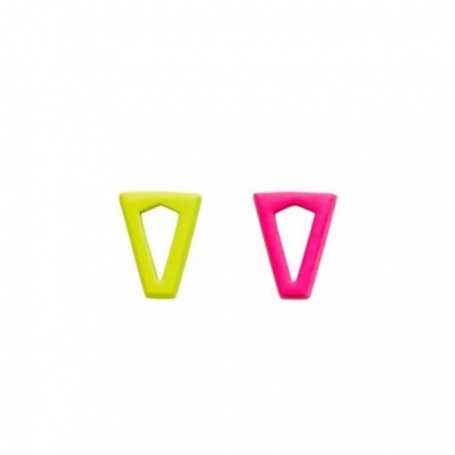 Valentina Ferragni Earrings Joy Fluo Pink & Lime -DVF-OR-LO2