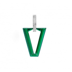 Valentina Ferragni Metallic Green Mono earring -DVF-OR-LU10