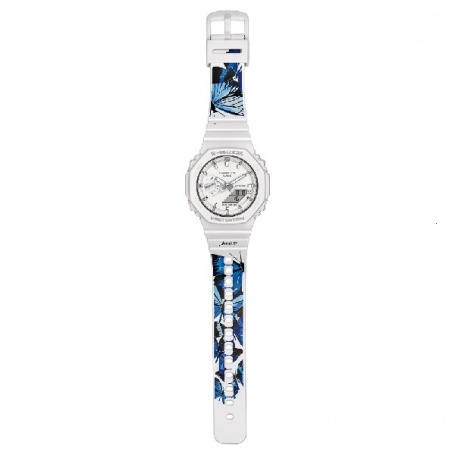 Casio G-Shock women's watch with butterflies GMA-S2100AP-7AER