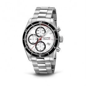 Chrono Eberhard Champion V White Watch - 31063CA