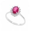 Comete Regina Ring with Ruby and Diamonds - ANB2570