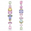 Swarovski Gema asymmetric earrings with colored crystals 5613740
