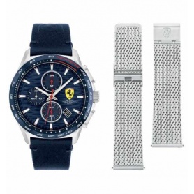 Chrono Scuderia Ferrari Pilota Evo blaue Uhr FER0830882