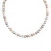 Multicolor pearls necklace Mimì elastica - C023XO4