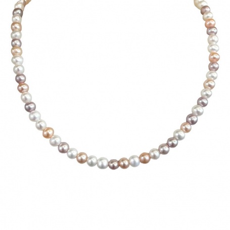 Multicolor Perlen Halskette Mimi-elastische C023XO4