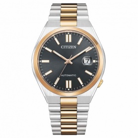 Citizen Automatic Black Two Tone Men's Watch - NJ0154-80H