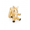 Silver Pig charm gold plated-BB015
