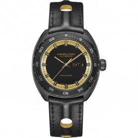 Hamilton Pan Europ Black Gold Watch - H35425730