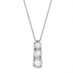 Trilogy Salvini Josephine Halskette mit drei natürlichen Diamanten 20059175