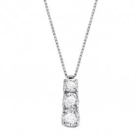 Trilogy Salvini Josephine necklace with three natural diamonds 20059175