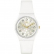 Swatch Sparkle Shine white watch with zircons - SO31W109
