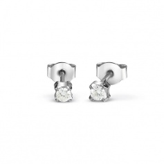 Bliss Desirè earrings in white gold and diamonds - 20093015