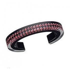 Swarovski black and red rigid bracelet -1172346