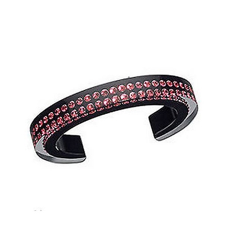 Swarovski black and red rigid bracelet -1172346