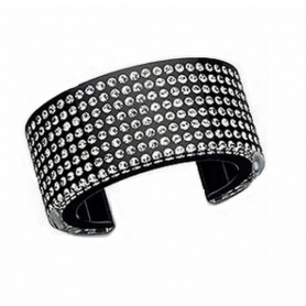 Black Swarovski rigid bracelet -1172356