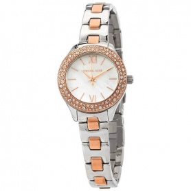 Michael Kors Liliane women's watch in steel and rosé - MK4559