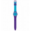 Swatch-Uhr Mixed Up lila und blau - GV128