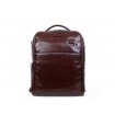 Piquadro backpack for Pc and Ipad B2V in mahogany leather CA4818B2V/MO