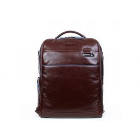 Piquadro backpack for Pc and Ipad B2V in mahogany leather CA4818B2V/MO