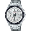 Chrono Casio Edifice watch in white steel - EVF-540D-7AVUEF