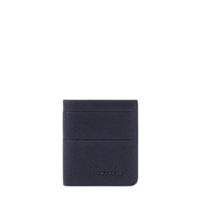Piquadro Paavo vertical wallet blue - PU5964S122R/BLU