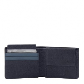 Piquadro Paavo blue plelle wallet - PU4188S122R/BLU