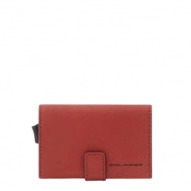 Compact wallet Piquadro Black Square rosso - PP5649B3R/R2