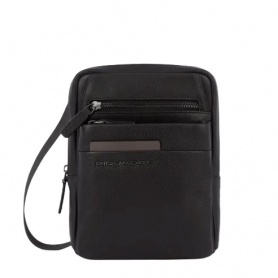 Piquadro Paavo mittelgroße Tasche aus schwarzem Leder - CA3084S122/N