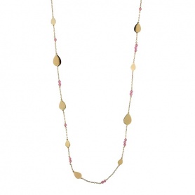 Lastra Rue Des Mille golden drop necklace - CLZ014M1AU