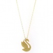 Iconic Swan necklace Swarovski yellow swan 5647553