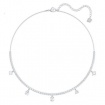 Swarovski Deluxe Tennis Halskette Weiß - 5562084