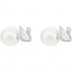 Iconic Swan Swarovski swan stud earrings 5416591