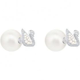 Iconic Swan Swarovski swan stud earrings 5416591