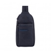 Piquadro Paavo blue shoulder bag - CA6027S122/BLU
