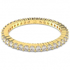 Vittore Swarovski Ring, goldenes Band mit Kristallen 5656295
