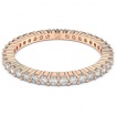 Vittore Swarovski ring, rosé band with crystals 5656295