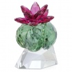 Swarovski Crystal Flower Cactus Dekoration Burgund - 5426978