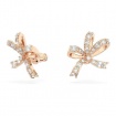 Rose Swarovski Volta bow earrings - 5647572