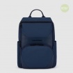 Piquadro Blue fabric backpack Gio line CA6012S124/BLU