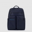 Piquadro Blue leather backpack Paavo line CA6028S122/BLU