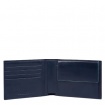 Piquadro B2 Revamp wallet in blue leather - PU257B2VR/BLU