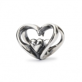 Trollbeads Argento Cuore a Cuore - TAGBE10202