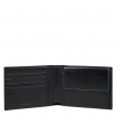 Piquadro B2 Revamp wallet in black leather - PU257B2VR/N