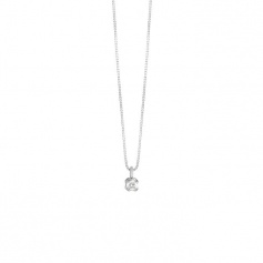 Bliss Desirè necklace in white gold and diamond - 20093006