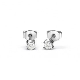 Bliss Desirè earrings in white gold and diamonds - 20093017