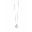 Bliss Elixir flower necklace with diamonds - 20092323