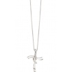 Le Croci Bliss Cross Necklace with Diamonds - 20092712