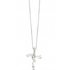 Le Croci Bliss Cross Necklace with Diamonds - 20092712