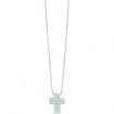 Le Croci Bliss Cross Halskette mit Diamanten - 20092713